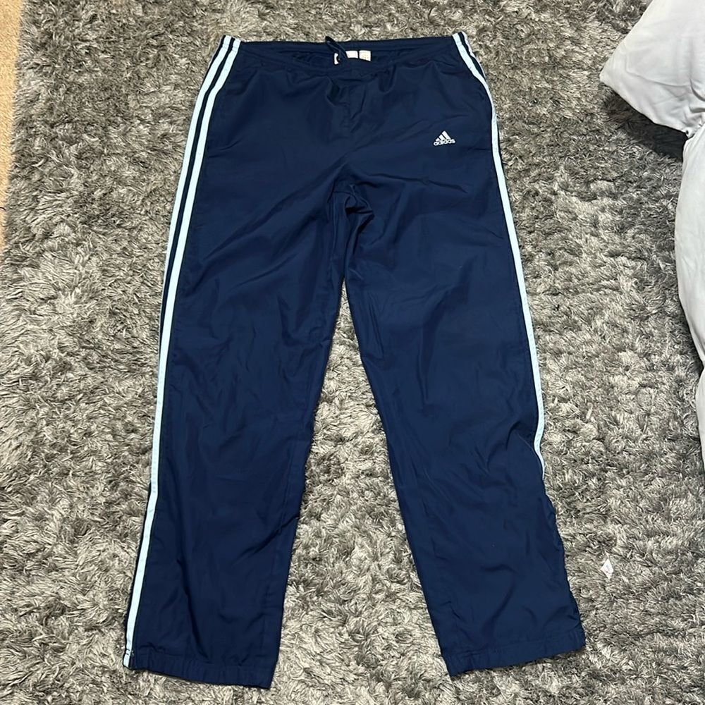 Adidas Climalite Mesh Lined Men’s Track Pants Size Large Navy size medium